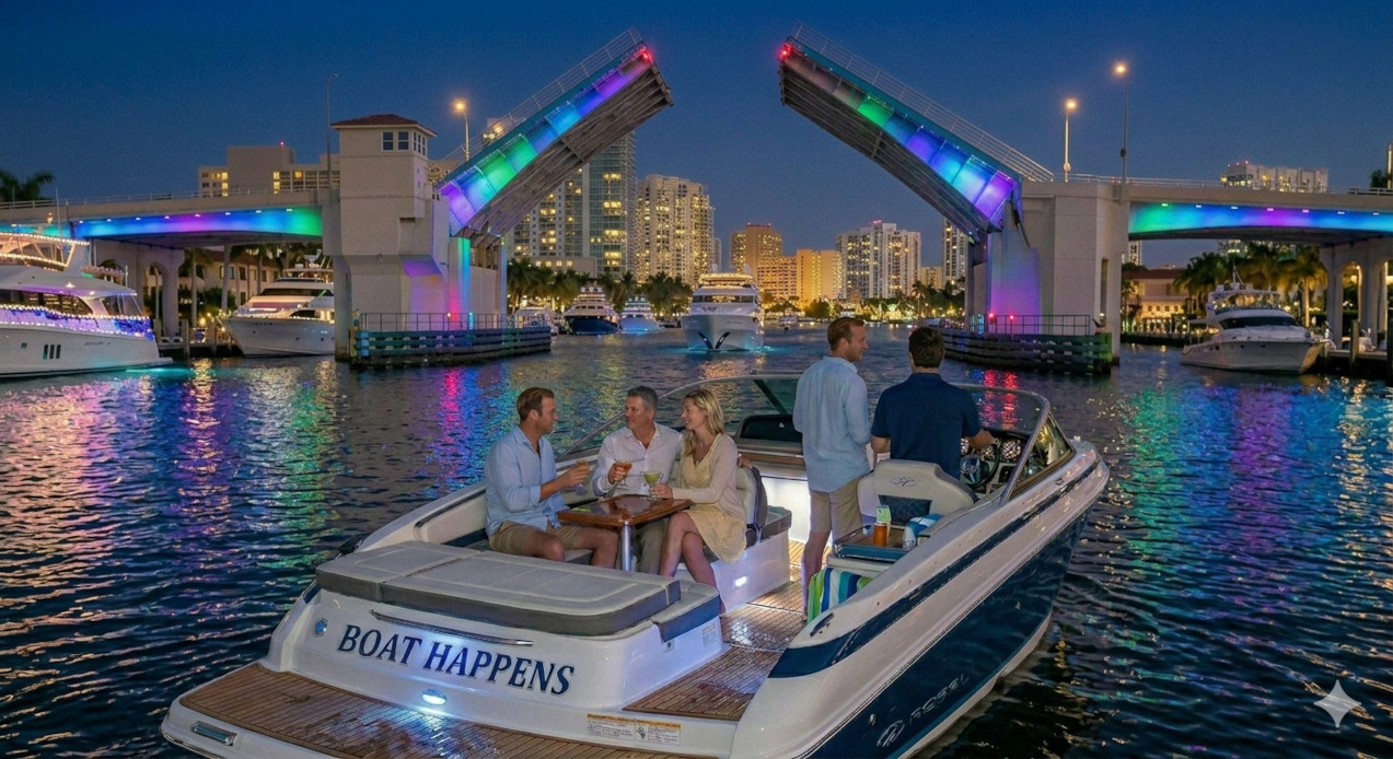Friends relaxing aboard the boat